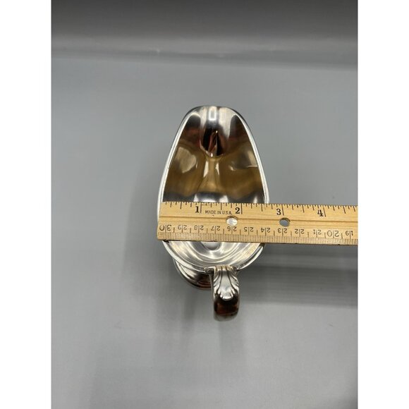 Union Pacific RR Dining Car Silver Soldered Gravy Boat Overland Train 1302C UP - Picture 12 of 14